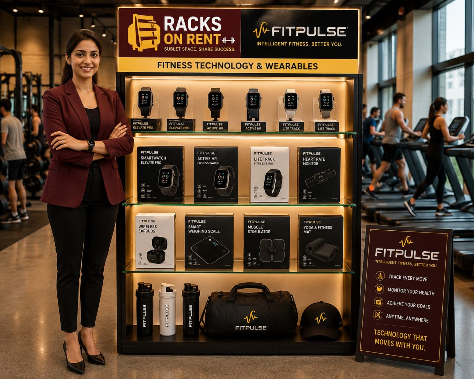 Fitness Technology & Wearables display